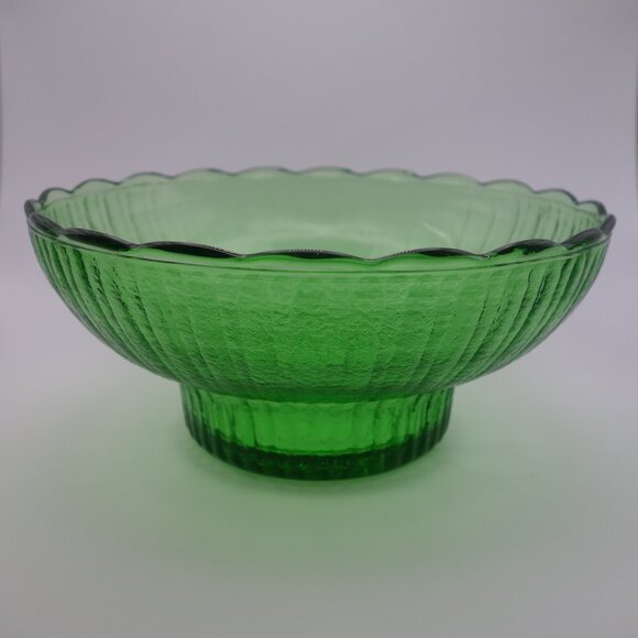 Vintage EO Brody Co M2000 Cleveand O.USA Green Glass Bowl - Picture 2 of 15